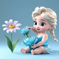 Baby Elsa Bloemenverzorging