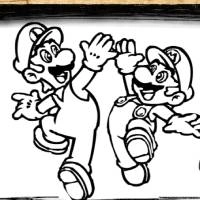 back_to_school_mario_coloring ເກມ