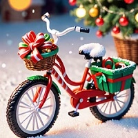 Salão De Bicicletas De Natal