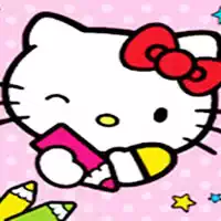 Color & Paint By Number With Hello Kitty