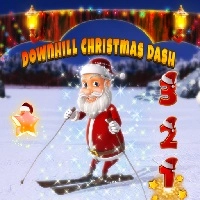 downhill_christmas_dash ເກມ