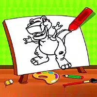 easy_kids_coloring_dinosaur თამაშები