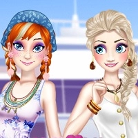 elsa_and_anna_spring_break เกม