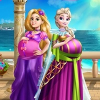 elsa_and_rapunzel_pregnant_bffs Խաղեր