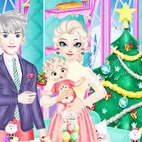 frozen_family_christmas_preparation თამაშები