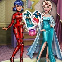 ladybug_and_elsa_dress_up ಆಟಗಳು