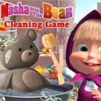 Masha And The Bear Cleaning Game