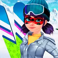 Mask Lady Ski Time