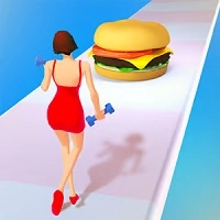 muscle_girl_calorie_run เกม