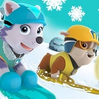 paw_patrol_snow_slide ເກມ