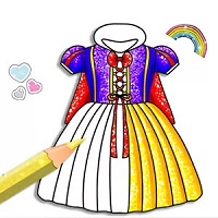 princess_glitter_coloring гульні