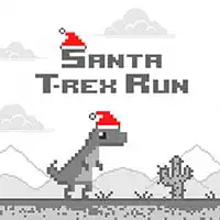 santa_t_rex_run खेल