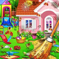 Sweet Home Cleaning : Princess House Cleanup Game