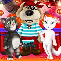 talking_tom_and_angela_halloween_party ゲーム