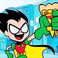 teen_titans_go_food_fight Խաղեր