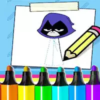 teen_titans_go_how_to_draw_raven гульні