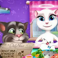 tom_and_angela_dinner_fun Игры