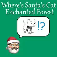 Onde Está o Gato do Papai Noel na Floresta Encantada